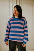Stripes Knitted WOMEN'S Sweater - COTTON CANDY
