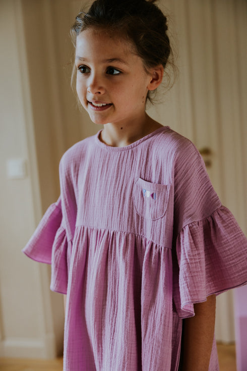 Muslin Dress Hailey - ORCHID (PO)