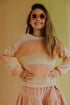 Stripes Knitted Sweater - MAPLE SUGAR (PO)
