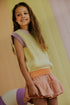 Color Block Spencer - BUTTERMILK (PO)