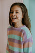 Stripes Knitted Sweater - MARSHMELLOW (PO)