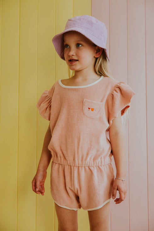 Terry Playsuit Jamie - BLOSSOM PINK (PO)