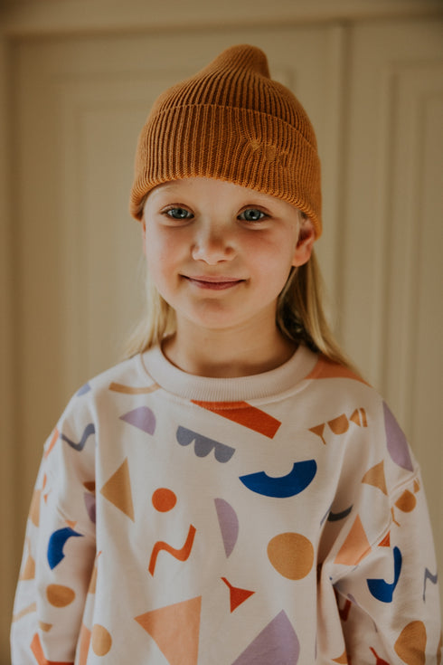 Fine Knitted Beanie - BISCUIT (PO)