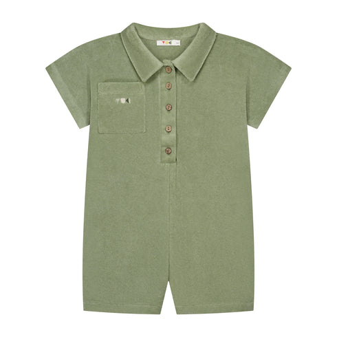 Terry Jumpsuit Bobbie - SAGE (PO)