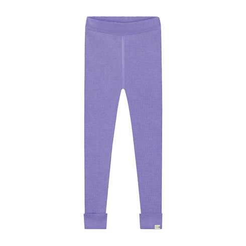 Knitted Leggings Fine Rib - LAVENDER