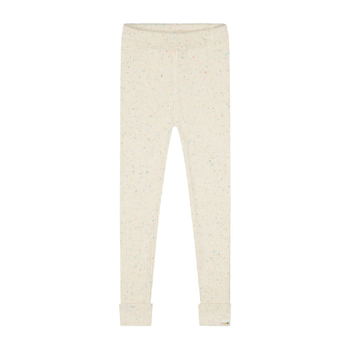 Knitted Leggings Fine Rib - SPECKLES