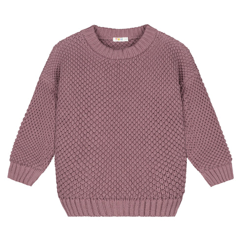 Kyoto Knitted Sweater - MAUVE