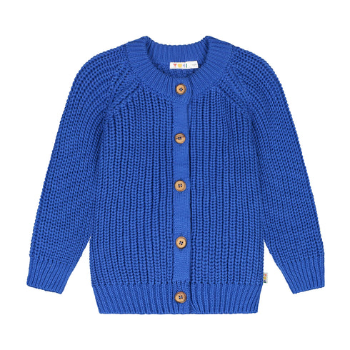Raglan Cardigan - BLUEBERRY