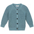 Raglan Cardigan - WHALE BLUE