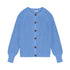 Balloon Sleeve Knitted WOMEN'S Cardigan - CORNFLOWER