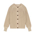 Balloon Sleeve Knitted WOMEN'S Cardigan - CREAM