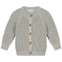 Raglan Cardigan - GREY MELANGE