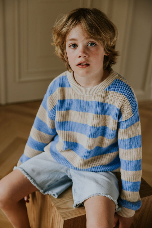 Stripes Knitted Sweater - OH BOY!