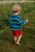 Stripes Knitted Sweater - PEACOCK
