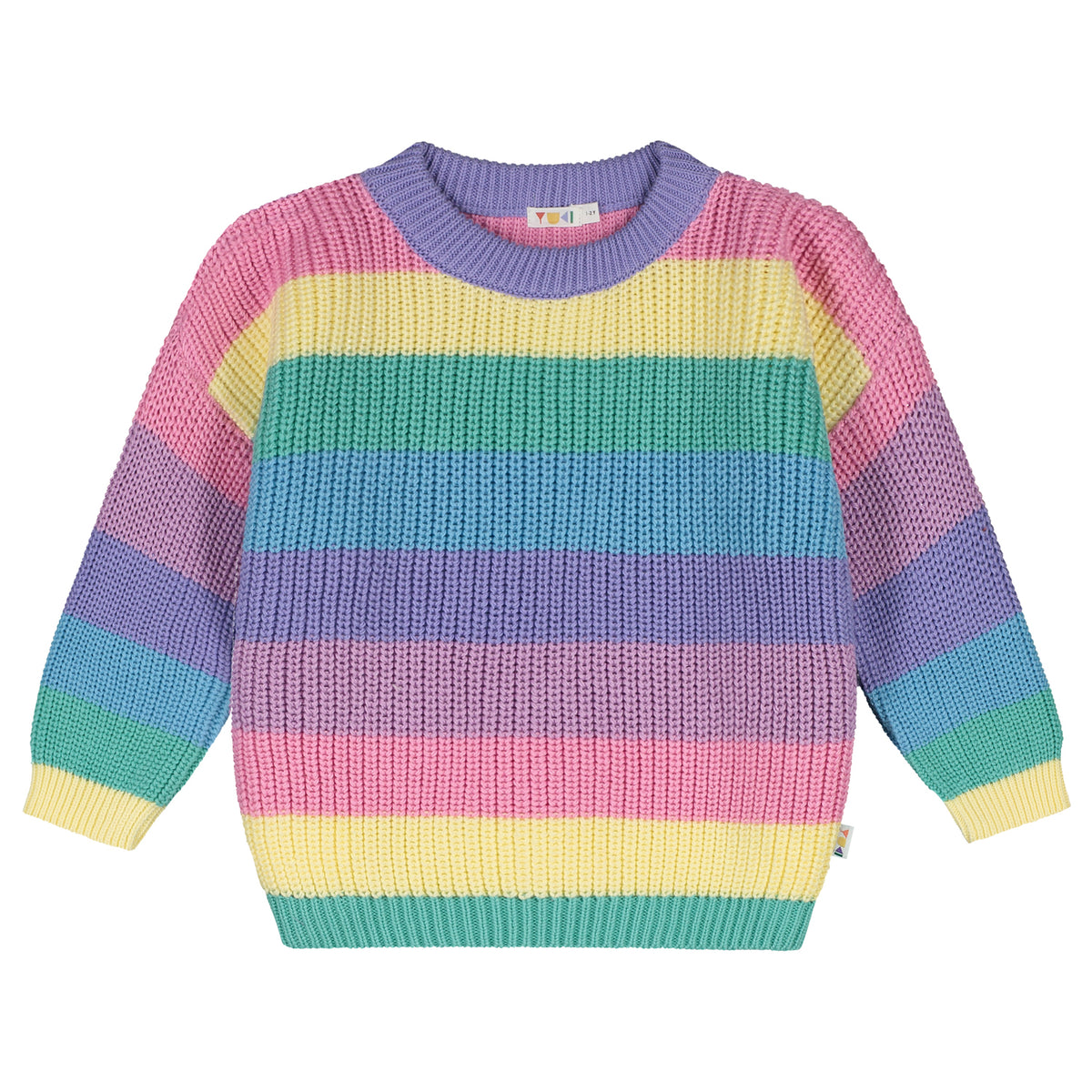 Yuki - Stripes Knitted Sweater for kids | Style Doughnut