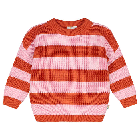 Stripes Knitted Sweater - LEMONADE