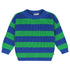 Stripes Knitted Sweater - PEACOCK