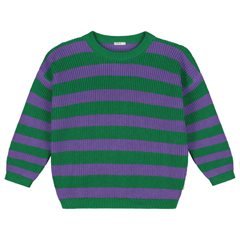 Stripes Knitted WOMEN'S Sweater - IRIS