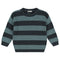 Stripes Knitted Sweater - BLUE MONDAY