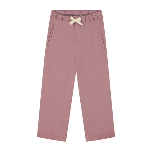 Trousers Coco (Sweat fabric) - MAUVE