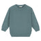Wavy Knitted Sweater - STONE BLUE