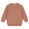 Wavy Knitted Sweater - VINTAGE PINK