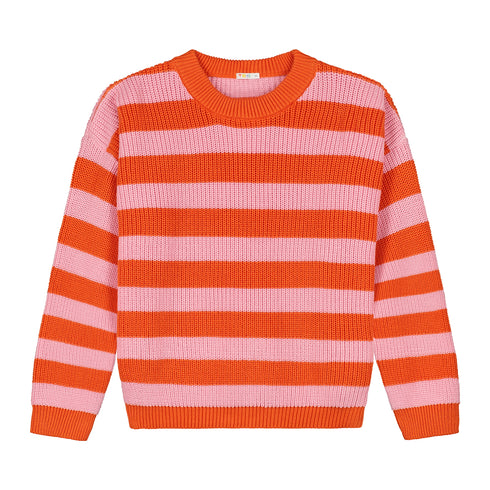 Stripes Knitted WOMEN'S Sweater - FESTIVAL
