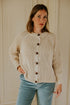 Balloon Sleeve Knitted WOMEN'S Cardigan - CREAM
