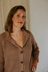 Balloon Sleeve Knitted WOMEN'S Cardigan - MIST