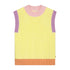 WOMEN's Color Block Spencer - BUTTERMILK (PO)