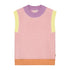 WOMEN's Color Block Spencer - CHERRY (PO)