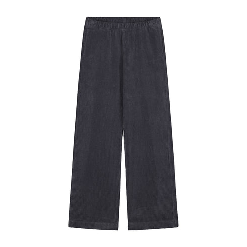 WOMEN'S Trousers Beau Corduroy - CHARCOAL