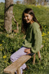 Chunky Knitted Sweater - OLIVE