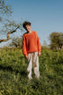 Chunky Knitted Sweater - PUMPKIN