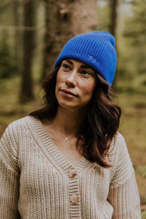 WOMEN's Beanie - BLUEBERRY (PO)