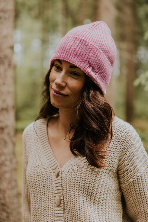 WOMEN's Beanie - BUBBLE GUM PINK (PO)