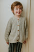 Raglan Cardigan - GREY MELANGE