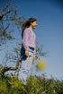 Chunky Knitted Cardigan - LILAC