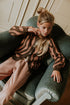 Raglan Cardigan - PINK ZEBRA