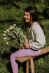 Chunky Knitted Cardigan - STONE WHITE