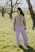 Balloon Sleeve Knitted WOMEN'S Cardigan - IVORY