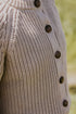 Balloon Sleeve Knitted WOMEN'S Cardigan - IVORY