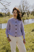 Raglan Knitted WOMEN'S Cardigan - LILAC (PO)