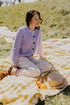 Raglan Knitted WOMEN'S Cardigan - LILAC (PO)