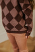 Checkered Knitted Sweater - MELLOW