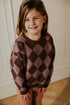 Checkered Knitted Sweater - MELLOW