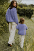 Chunky Knitted WOMEN'S Sweater - LAVENDER