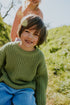 Chunky Knitted Sweater - OLIVE