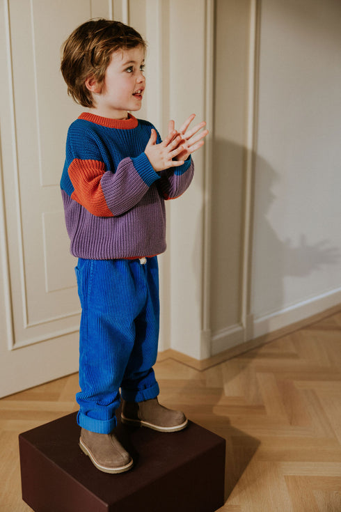 Color Block Sweater - RETRO