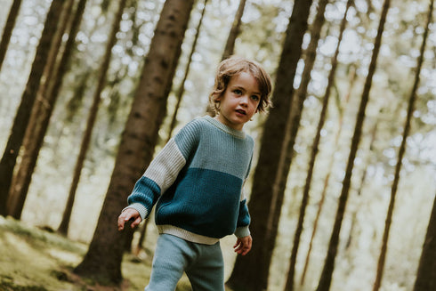 Color Block Sweater - TON SUR TON